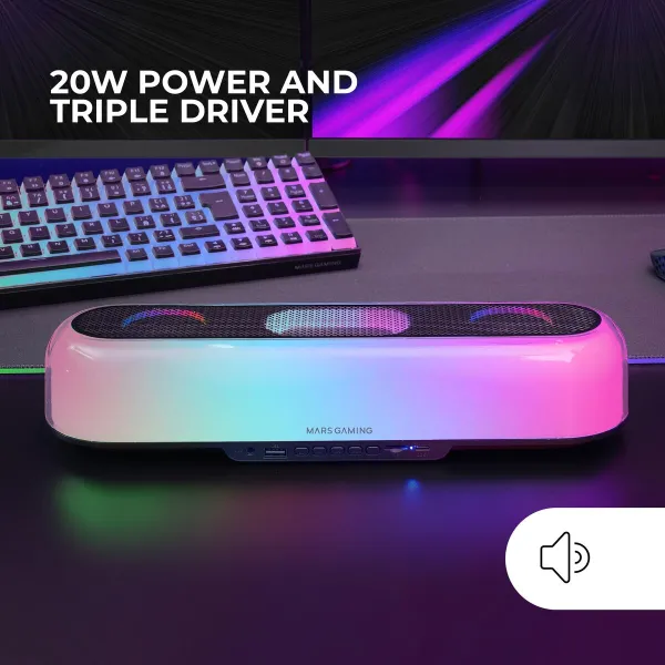 PC Skaļruņi Mars Gaming MSBORB Melns 4 W