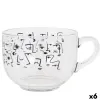 Cup La Mediterránea Faces 700 ml (6 Units)
