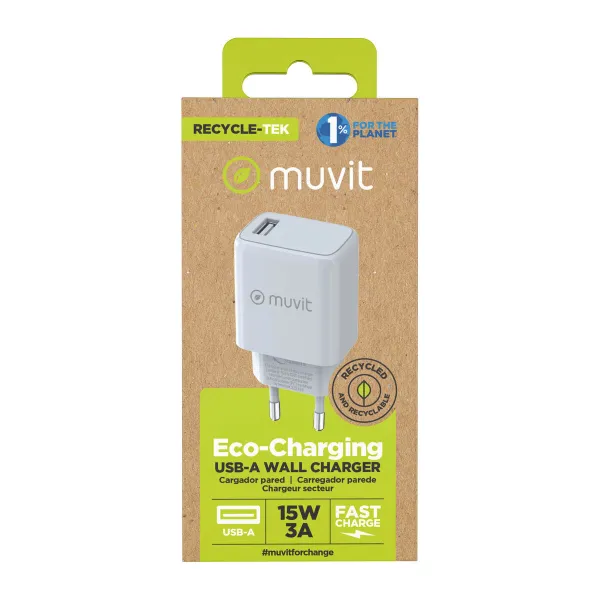 Seinalaadija Muvit MCACC0002 Valge 12 W