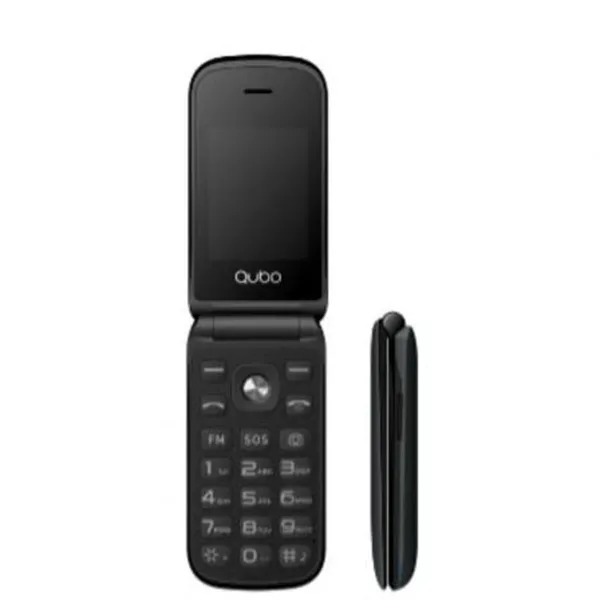 Mobilusis telefonas vyresnio amžiaus žmonėms Qubo X-209 4G Juoda 32 MB 2.4"