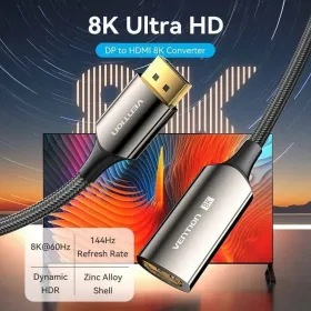 DisplayPort-HDMI Kaabel Vention HFNBC Must
