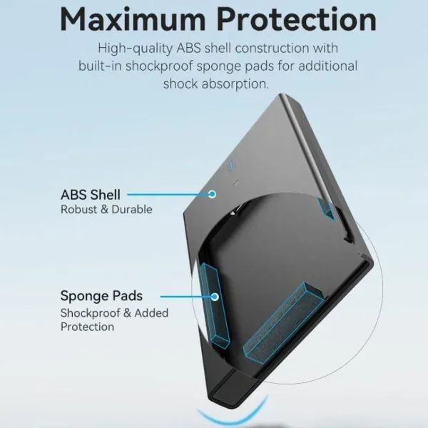 Ārējais cietais disks Vention KPBB0 Melns