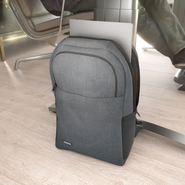 Laptop Backpack Aisens Grey