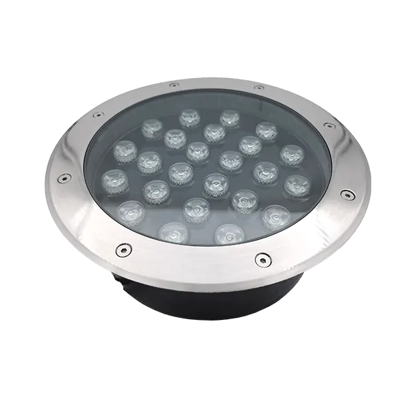 GRF1 LED įžeminamas šviestuvas 24W 4000K IP67 24V 45°