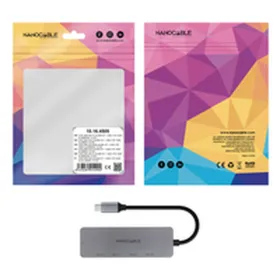 USB-разветвитель NANOCABLE 10.16.4505 Серый