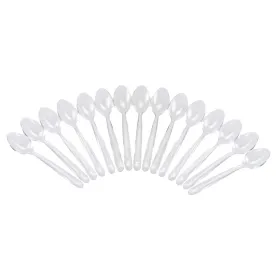 Reusable spoon set Algon Transparent 18 cm 15 Pieces (24 Units)