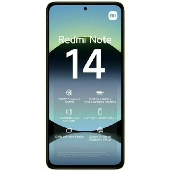 Išmanusis Telefonas Xiaomi Redmi Note 14 6,67" Octa Core 6 GB RAM 128 GB Žalia