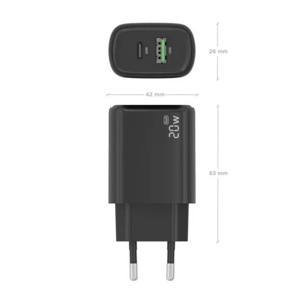 Seinalaadija Aisens A110-0910 Must 20 W