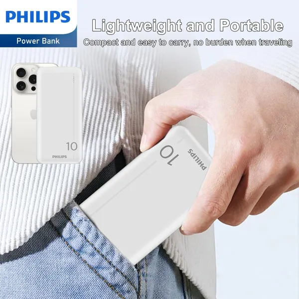 Powerbank Philips DLP1810NW/62 Balta 10000 mAh