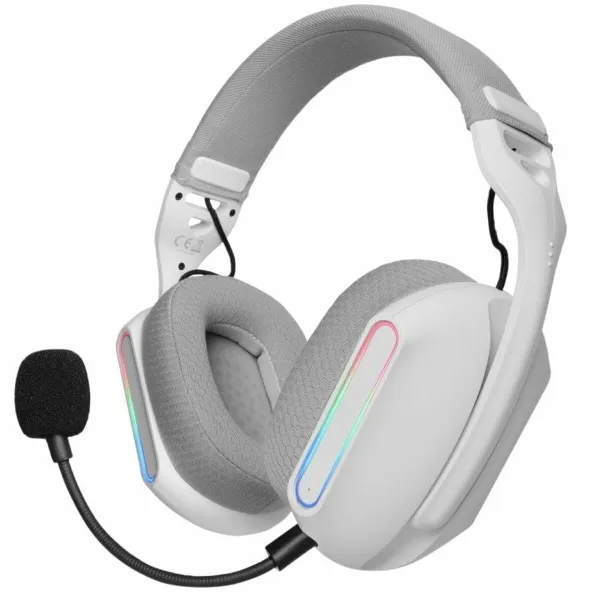 Headphones Mars Gaming MHWPROW White Multicolour