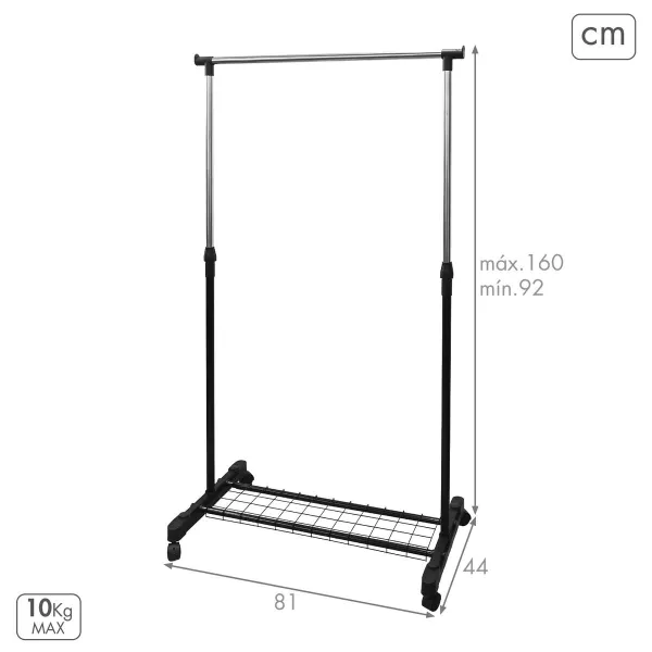 Riidenagi Max Home Metall (4 Ühikut)