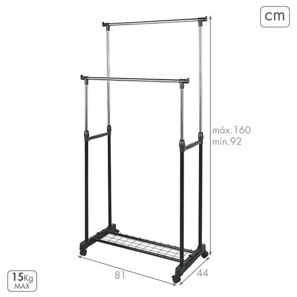 Riidenagi Max Home Metall (2 Ühikut)