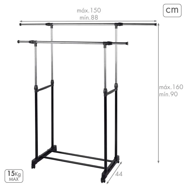 Coat rack Max Home Metal (2 Units)