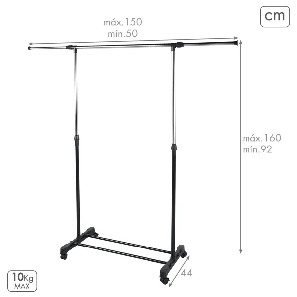 Riidenagi Max Home Metall (4 Ühikut)