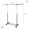 Coat rack Max Home Metal (4 Units)