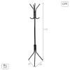 Coat rack Max Home Metal (4 Units)