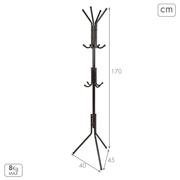 Coat rack Max Home Metal (4 Units)