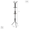 Coat rack Max Home Metal (4 Units)