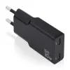 Sieninis įkroviklis Aisens ASCH-30W2P049-BK Juoda 30 W