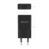 Sieninis įkroviklis Aisens ASCH-30W2P049-BK Juoda 30 W