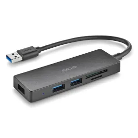 USB-разветвитель NGS IHUBREADER Чёрный