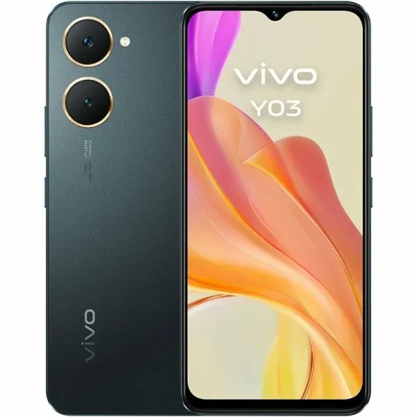 Išmanusis Telefonas Vivo Y03 6,56" MediaTek Helio G85 4 GB RAM 128 GB Juoda