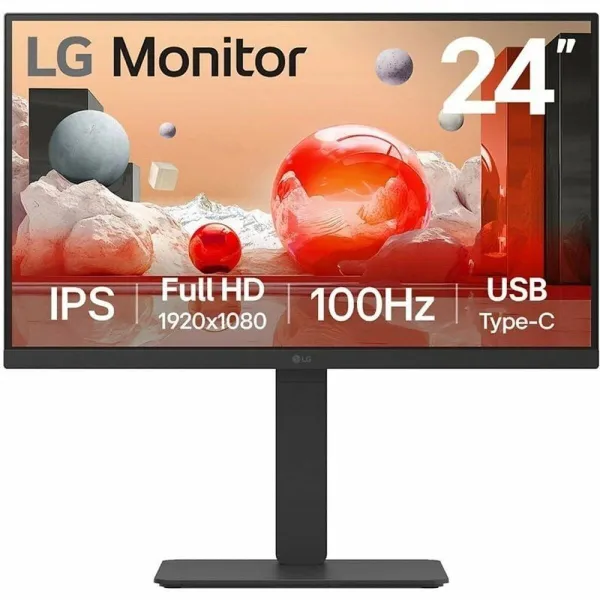 Monitorius LG 24BA750-B Full HD 24"