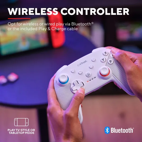 Nintendo Switch Pro Kontrolieris + USB Vads Trust 25426