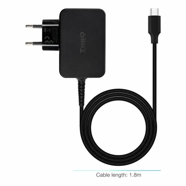 Nešiojamojo kompiuterio įkroviklis TooQ GAN USB-C PD 45W 45 W