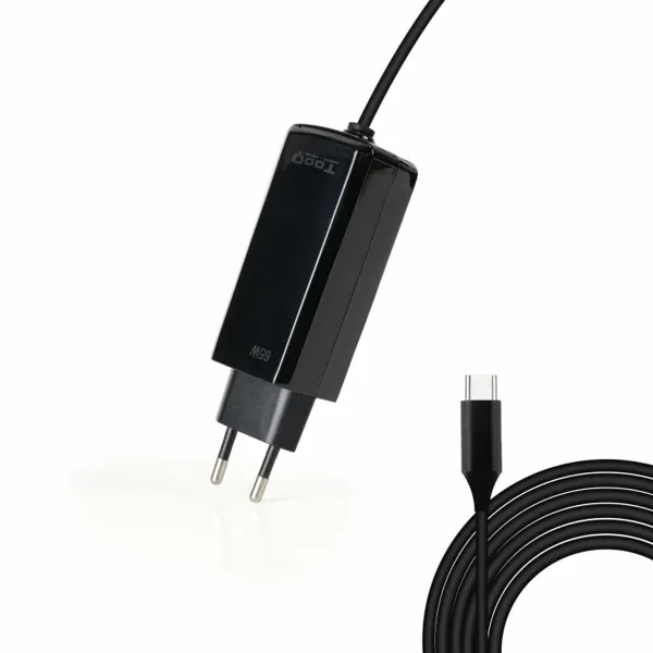 Nešiojamojo kompiuterio įkroviklis TooQ GAN USB-C PD 65W Cúbico 65 W