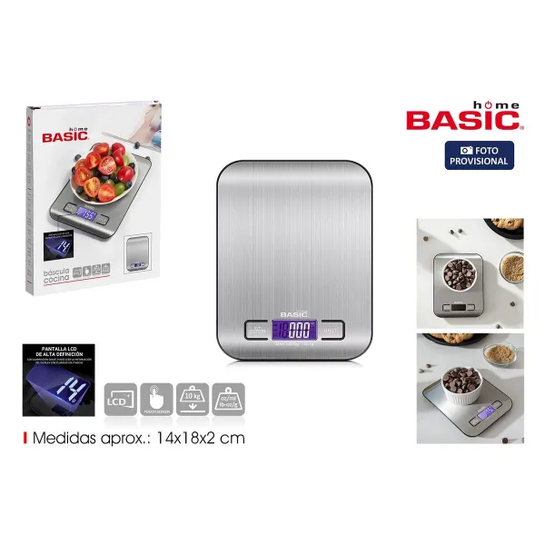 virtuves svari Basic Home Sudrabains 10 kg (12 gb.)