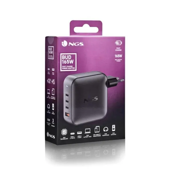Nešiojamojo kompiuterio įkroviklis NGS ULTRARAPIDO165W 165 W