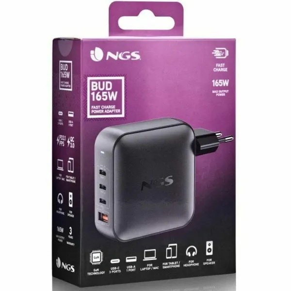 Nešiojamojo kompiuterio įkroviklis NGS ULTRARAPIDO165W 165 W