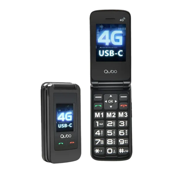 Mobilusis telefonas vyresnio amžiaus žmonėms Qubo Qubo X-247 2,4” QVGA