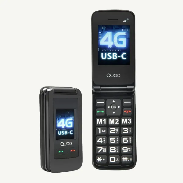 Mobilusis telefonas vyresnio amžiaus žmonėms Qubo Qubo X-247 2,4” QVGA