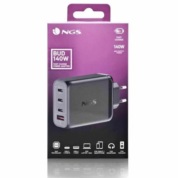 Nešiojamojo kompiuterio įkroviklis NGS ULTRARAPIDO140W 140 W