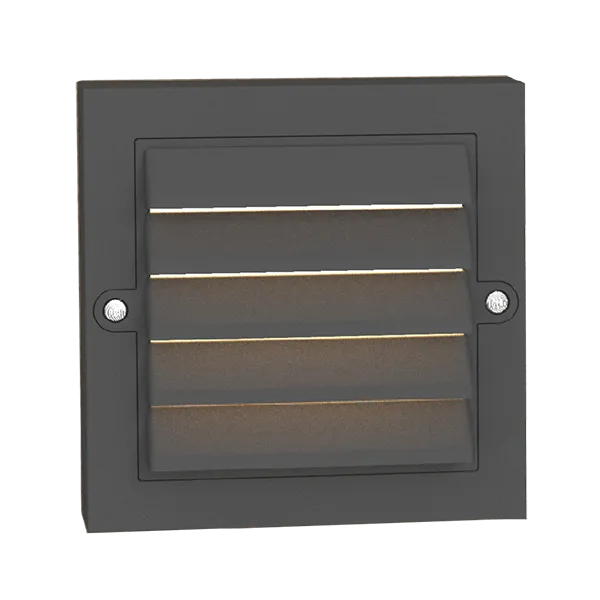 GRF304 LED fasādes gaismeklis 6W 4000K IP65 melns