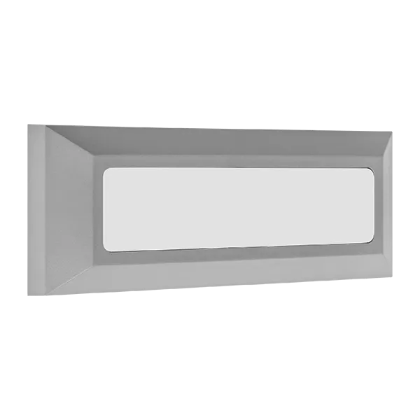 GRF308 LED FASĀDES GAISMEKLIS 4W 4000K IP65 PELĒKS