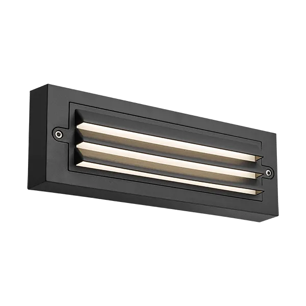 GRF301 LED fasādes gaismeklis 6W 4000K IP65 melns