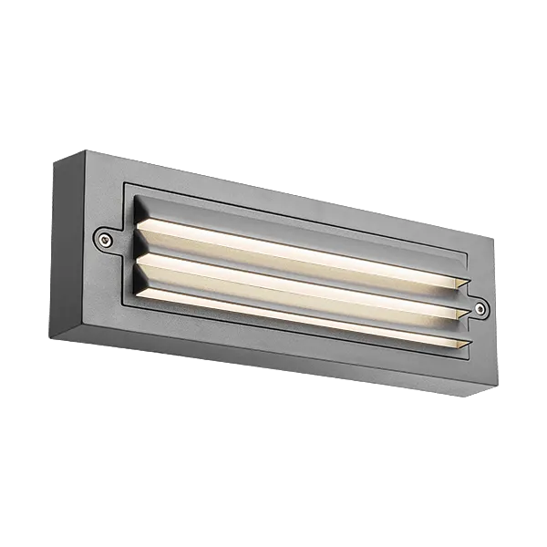 GRF301 LED fasado šviestuvas 6W 4000K IP65 pilkas