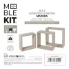 Shelves MobleKit Oak 3 Pieces (4 Units)
