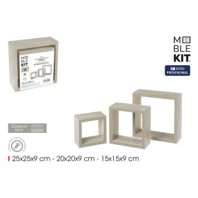 Lentynos MobleKit Ąžuolas 3 Dalys (4 vnt.)