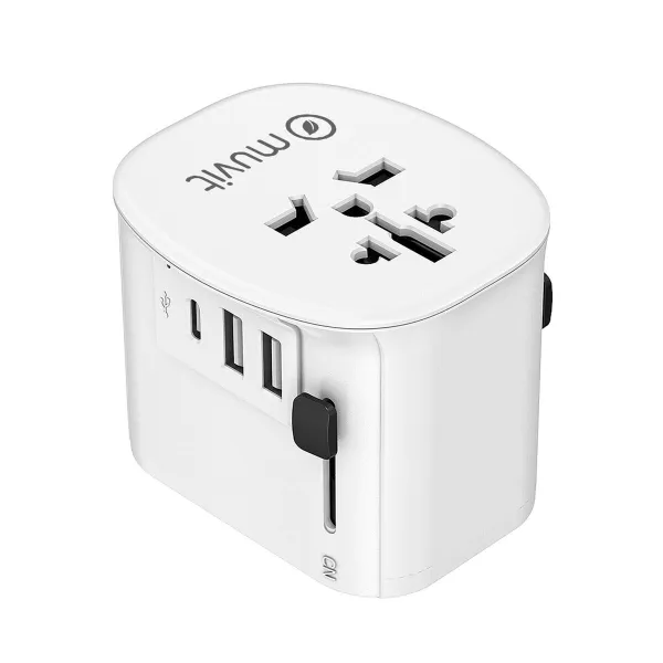 Сетевое зарядное устройство Muvit MCADP0006 15 W Белый