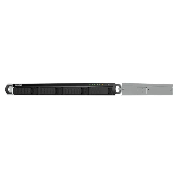 NAS Tīkla Suzrage Qnap TS-464U-RP-8G Melns Intel Celeron Intel Celeron N5095