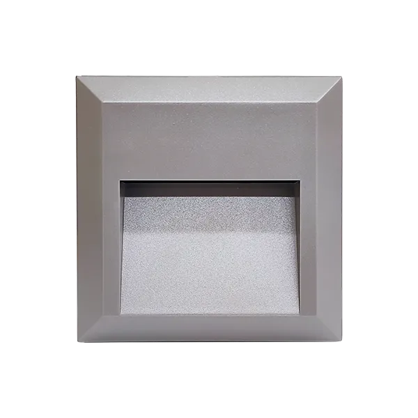 GRF52 LED fasādes gaismeklis 1,5 W 4000 K IP65 pelēks