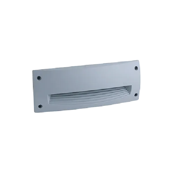 LETI 300HS iebūvējamā sienas lampa 1XE27 IP66 pelēka