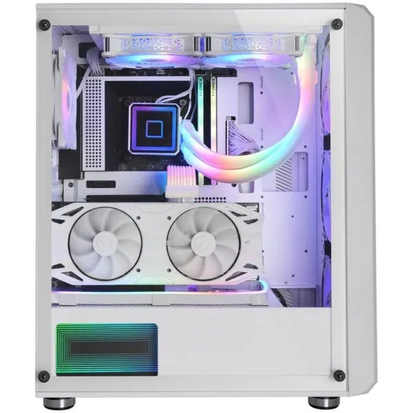 ATX pusiau bokšto tipo korpusas Mars Gaming MCVAULTW Balta