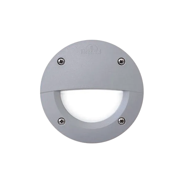 LETI 100EL LED iebūvējamā sienas lampa 3W CCT 4000K IP55 pelēka