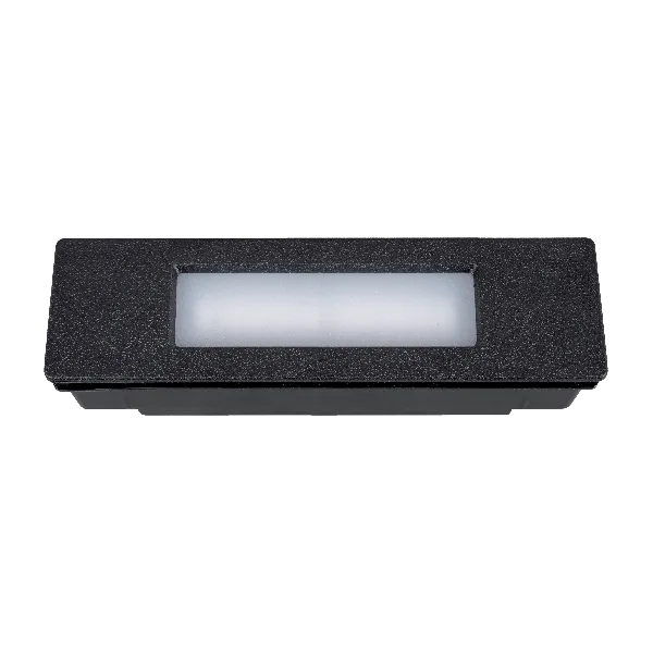 NINA LED iebūvējamā sienas lampa 7.5W CCT IP55 melna