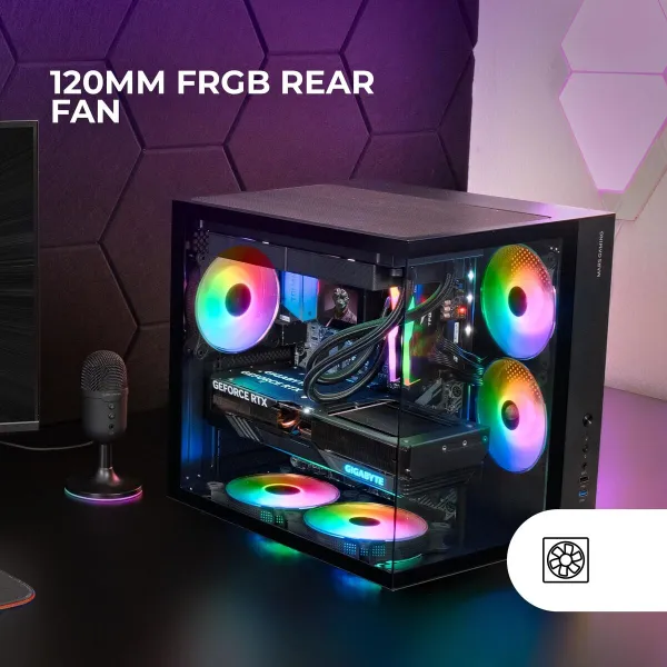 ATX Semi-tower Korpus Mars Gaming MCVONE Must